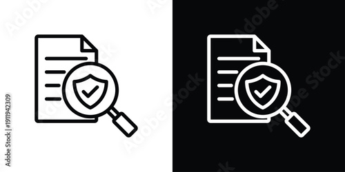 Scrutiny Icon Sheet Black And White