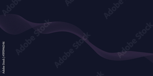 Abstract wave dynamic curve lines on transparent background. Digital energy waves technology concept. Technology flow grid blend curve wave line digital isolated energy, music.	