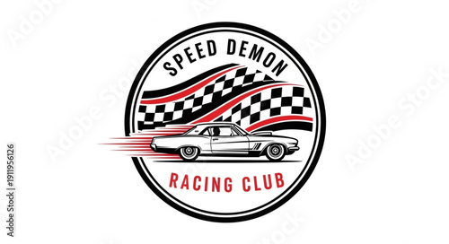 Speed Demon Racing Club Logo Design.