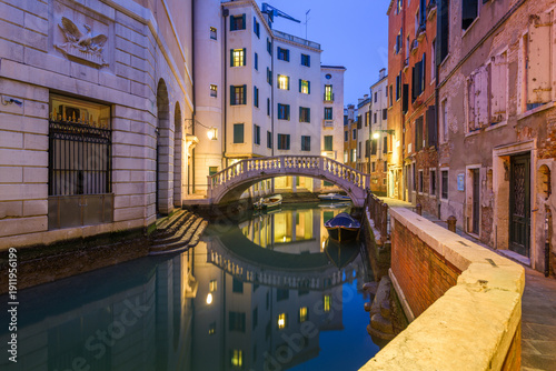 Venice, Italy Historic Canal Cityscape