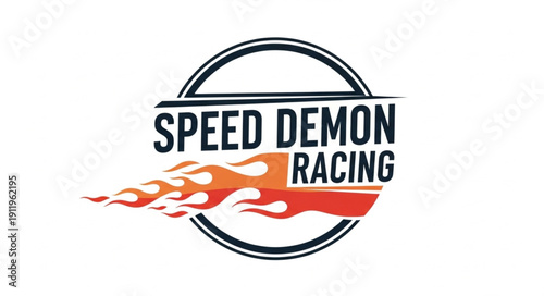 Speed Demon Racing Logo Design.