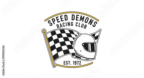 Speed Demons Racing Club Logo Design.