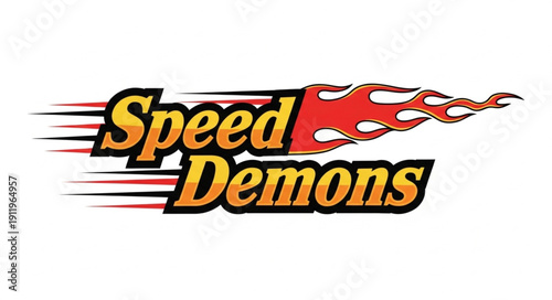 Speed Demons Logo Racing Team.