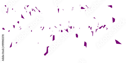 Colorful Confetti Rain Falling on Clean White Background for Festive Celebration Design