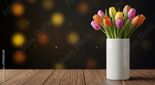 Vibrant tulips for mom on mother's day a colorful celebration