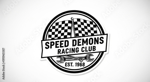 Speed Demons Racing Club Logo Design.