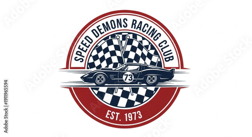 Speed Demons Racing Club Logo Design.