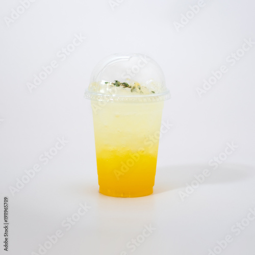 Sparkling Orange Yuzu Soda with Thyme