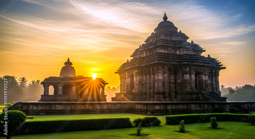 Obraz premium Konark Sun Temple at Dawn