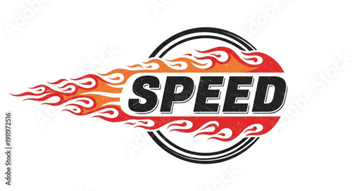 Speed Logo Design Element.