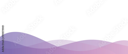 抽象的なウェーブのグラデーションの背景　流体シェイプの波の素材　紫　ピンク