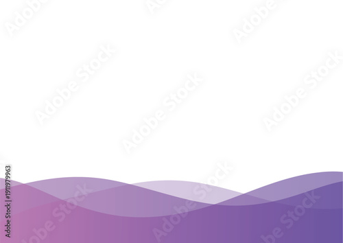 抽象的なウェーブのグラデーションの背景　流体シェイプの波の素材　紫　ピンク