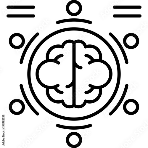 Brainstorm Icon Vector Element