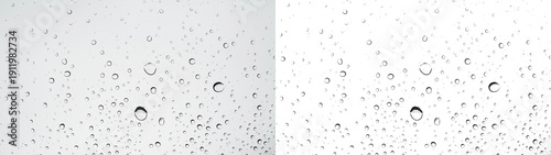 Foto Water drops glass showing rain overlay texture overlay PNG transparent abstract
