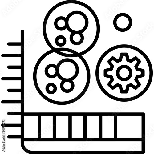 Cluster Icon Vector Element