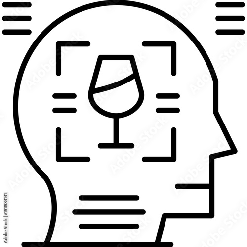 Alcoholic Icon Vector Element