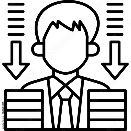 Burden Icon Vector Element