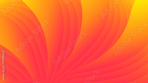 Vibrant neon orange color background. Abstract gradient background for banner, poster, flyer, cards. Digital design for print. Vector illustration for event, music festival and advertisement backdrop