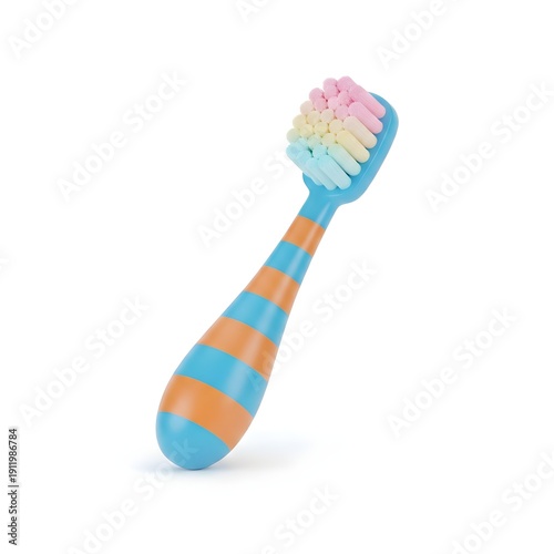 toothbrush isolated on white