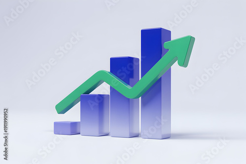Green Arrow Graph Illustration Showing Upward Trend Free Download Green Arrow Graph Illustration Showing Upward Trend - GFXLoad