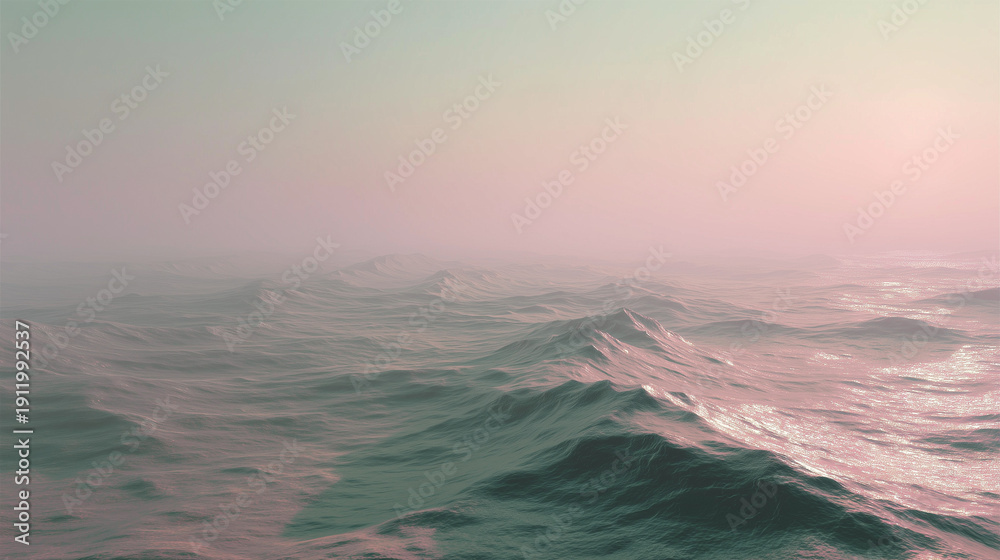 Fototapeta premium 3d waves