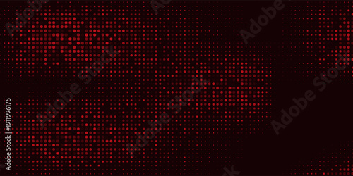 Abstract technology background Hi-tech communication concept innovation background in red. Digital technology UI futuristic HUD virtual interface futuristic background.Future tech concept. modern
