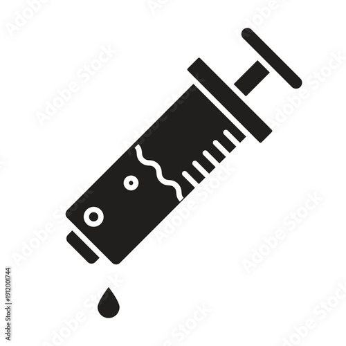 Syringe with Drop