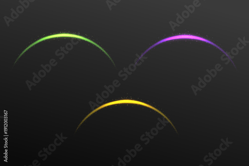 Circle round lines abstract effect combining sharp and soft contrasts. Vector illustration 