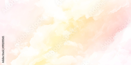 Clouds in pink sky for background.