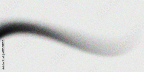 Wavy grain gradient texture. Black stippled flowing line background. Grunge noise dot work wallpaper for banner, poster, brochure.