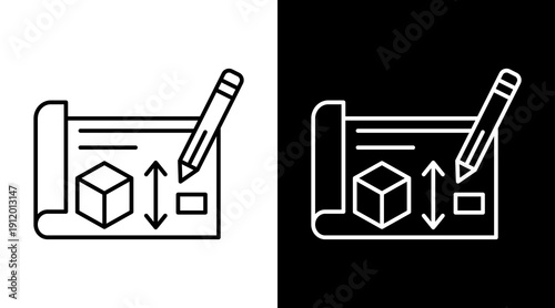 Product Design  White Icon Set Design