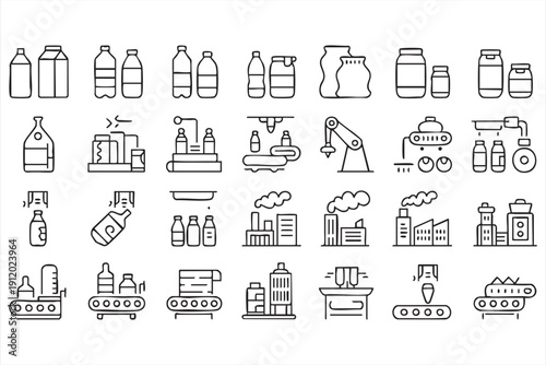 Industrial Plant Symbols for Apps