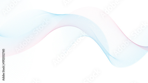 Abstract wave element for design. Digital frequency track equalizer. Wavy line horizontal divider outline minimalist background. Stylized line art background. Vector