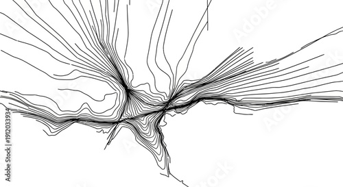 Set of flat icons representing cloud computing and digital technology services, modern vector symbols.