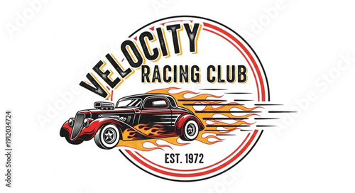 Velocity Racing Club Logo Design.
