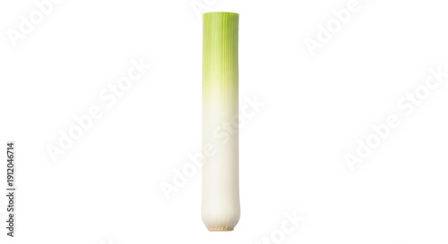Φωτογραφία Fresh leek isolated PNG on transparent background, healthy vegetable for cooking