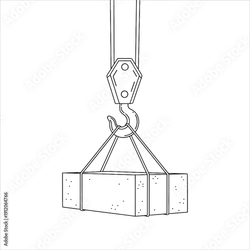 Hexagonal Hook Lifting Concrete straps d