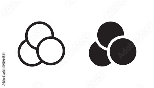 Infographic chart template modern style for presentation, start up project, icon set,  business strategy, theory basic operation, logic analysis. Venn diagram vector 10 eps