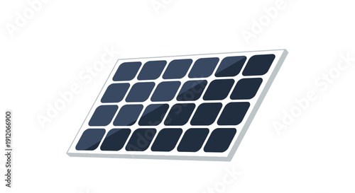 A single solar panel with a white frame angled for optimal sunlight absorption