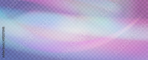 Rainbow Light Leak Prism. Iridescent Prism Background.  Gradient Aurora With A Soft Texture, Rays Of Sunlight, And Glass Refraction. Crystal  Light Leak Effect.