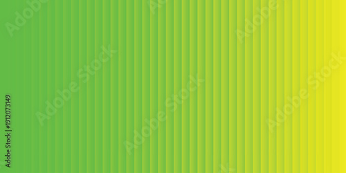 Vibrant green to yellow gradient background with vertical stripes