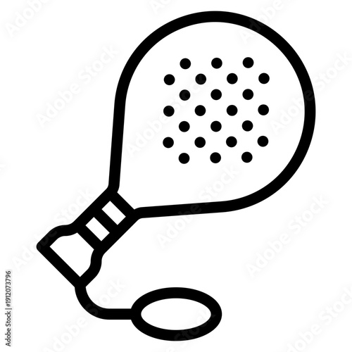 Racket padel icon vector illustration