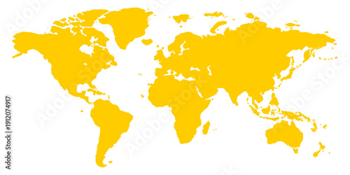 World map vector isolated on white background. Flat Earth map vector. World map vector illustrations, Globe similar world map icon. Map silhouette for template, business 1,.ai