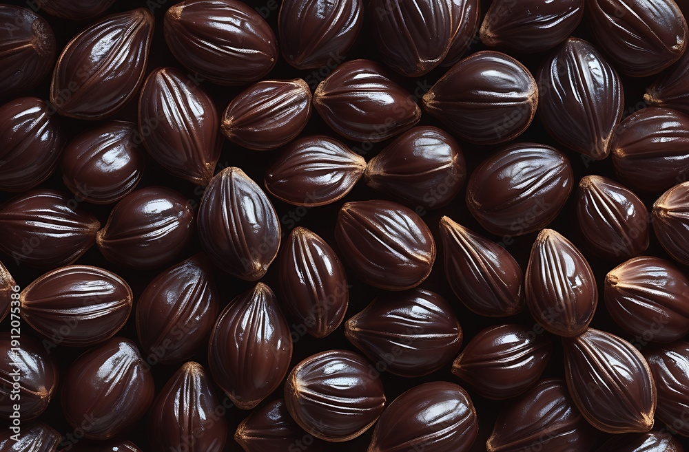 Obraz premium chocolate and coffee beans