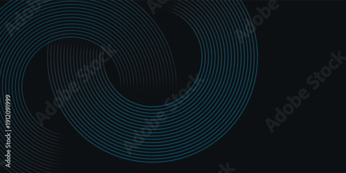 Futuristic digital blue glowing line technology wth innovation and connection network background for tech event poster or presentation product business