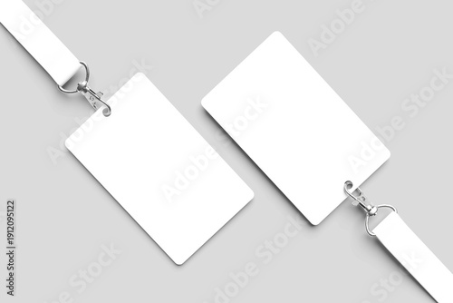 Photos Blank Id Card Mockup