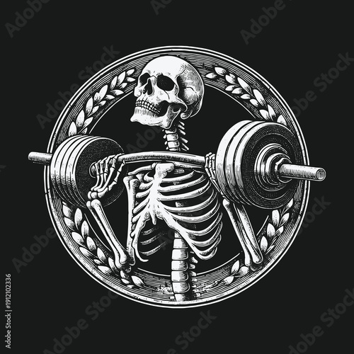 Skeletons Relentless Pursuit: A Weightlifting Journey Beyond Mortality.