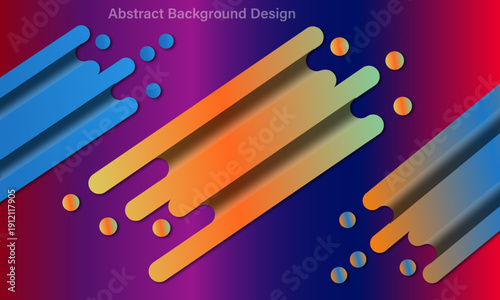 Abstract vector background featuring colorful lines and artistic design elements like pencils and pens for business or school office equipment illustration