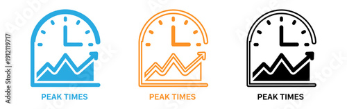 Peak times icons