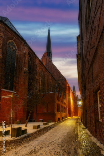 Wallpaper Mural Iconic landmarks from the center of Bremen Schnoor, , the Dom Cathedral and old town Torontodigital.ca